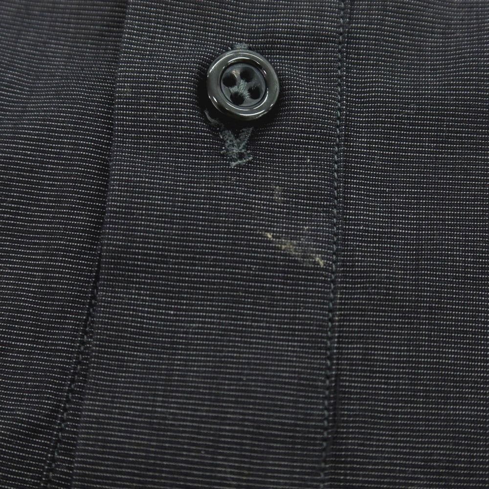 【中古】ギローバー GUY ROVER コットン バンドカラー カジュアルシャツ チャコール系【 XS 】【 状態ランクB 】【 メンズ 】