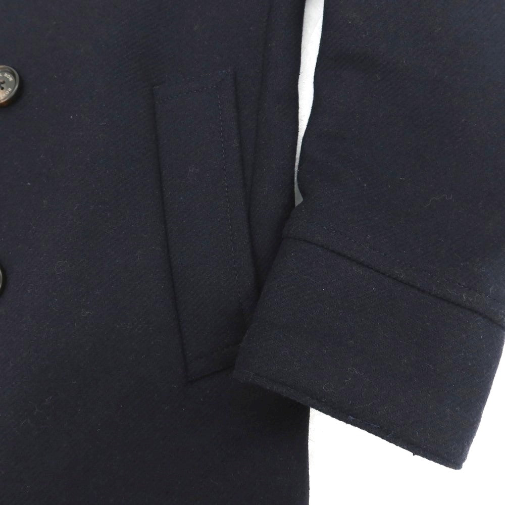 【中古】ロイヤルロウ ROYAL ROW ウールナイロン ピーコート ネイビー【 46 】【 状態ランクB 】【 メンズ 】