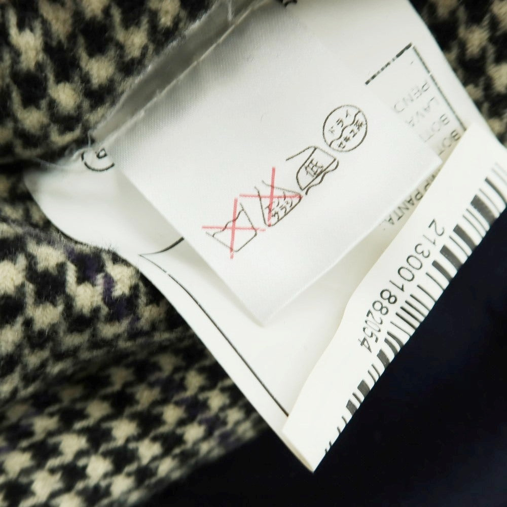 【中古】ボリオリ BOGLIOLI ウールナイロンカシミヤ カジュアル系ジレ ベスト アイボリーxブラック【 46 】【 状態ランクB 】【 メンズ 】