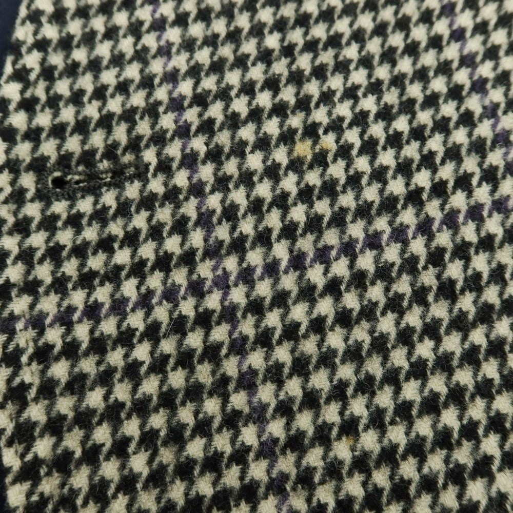 【中古】ボリオリ BOGLIOLI ウールナイロンカシミヤ カジュアル系ジレ ベスト アイボリーxブラック【 46 】【 状態ランクB 】【 メンズ 】