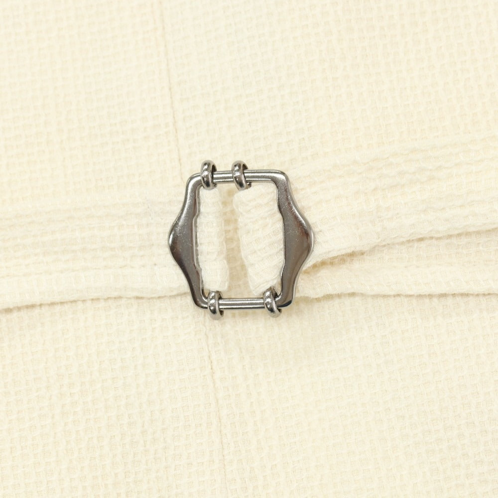 【中古】エルビーエム1911 L.B.M.1911 コットンリネン カジュアル系ジレ ベスト オフホワイト【サイズ48 R】【 状態ランクB 】【 メンズ 】