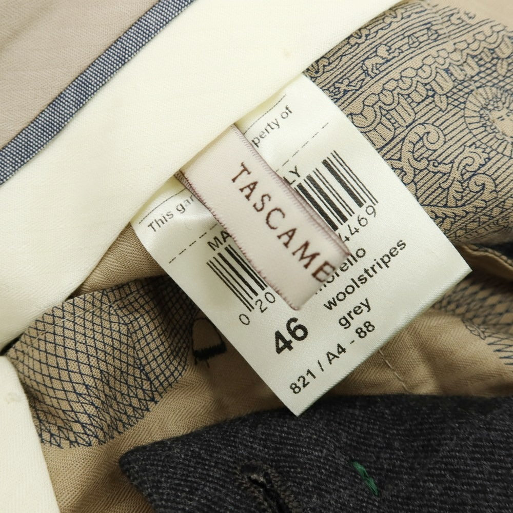 【中古】ベルウィッチ BERWICH ウールコットン ドレススラックスパンツ グレー【 46 】【 状態ランクB 】【 メンズ 】