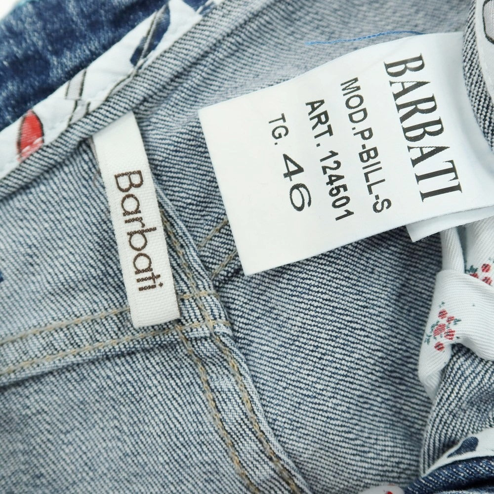 【中古】バルバティ Barbati ストレッチ デニムパンツ ネイビー【 46 】【 状態ランクC 】【 メンズ 】