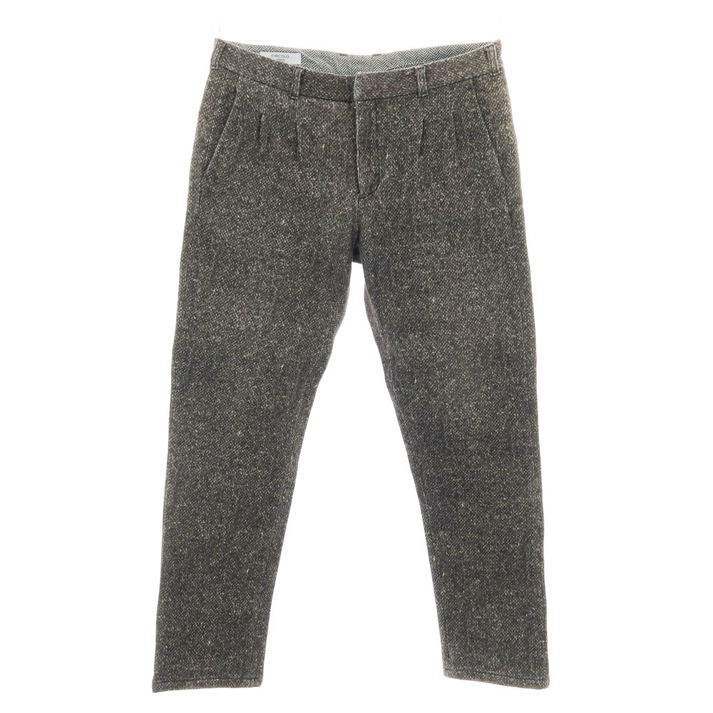 【中古】チルコロ1901 CIRCOLO 1901 コットンジャージー 2つボタンスーツ ダークブラウン【 46 】【 状態ランクC 】【 メンズ 】