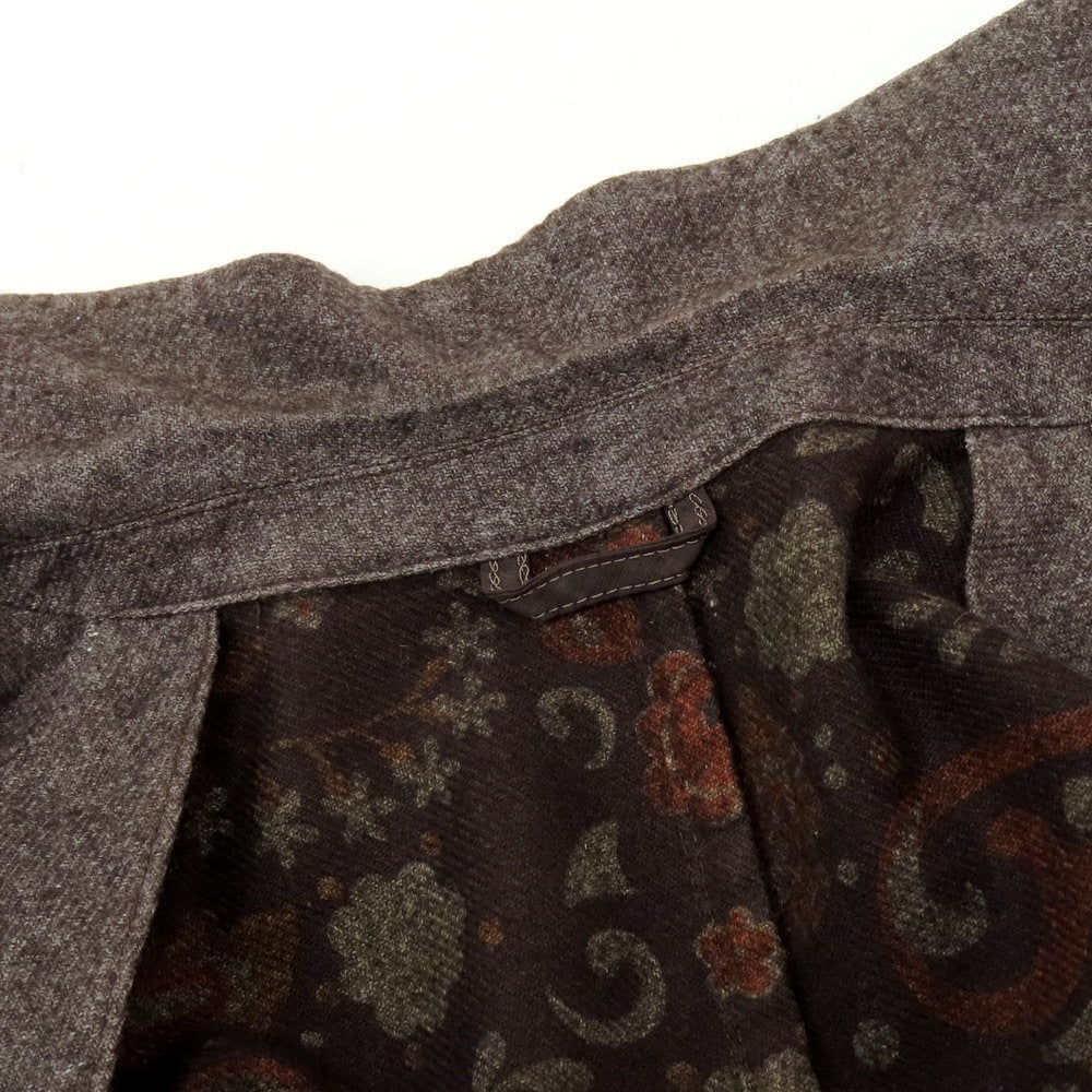 【中古】エルビーエム1911 L.B.M.1911 ウールポリエステル テーラードジャケット グレーパープル【 46 】【 状態ランクC 】【 メンズ 】