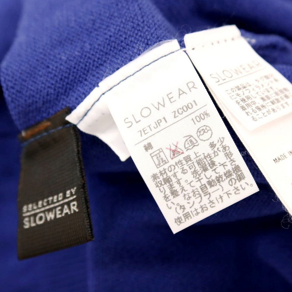 【中古】ザノーネ ZANONE ハイゲージ コットン カーディガン ブルーパープル系【サイズ48】【 状態ランクB 】【 メンズ 】