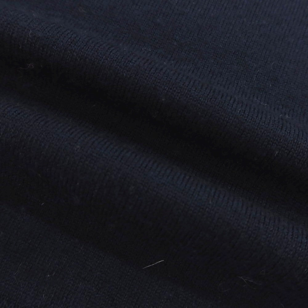 【中古】クルチアーニ CRUCIANI ハイゲージ ウール クルーネック プルオーバーニット ネイビー【 46 】【 状態ランクB 】【 メンズ 】