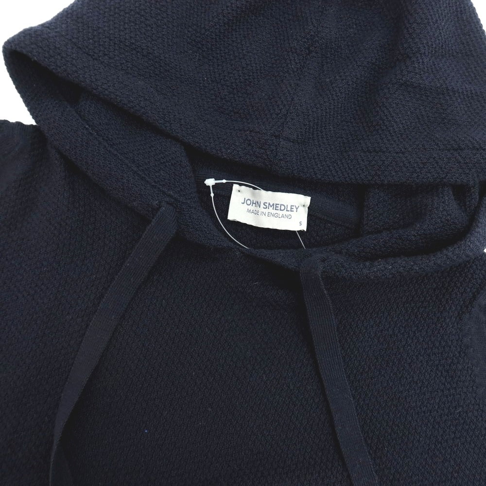 【中古】ジョンスメドレー JOHN SMEDLEY ウール ニット プルオーバー パーカー ネイビー【 S 】【 状態ランクB 】【 メンズ 】