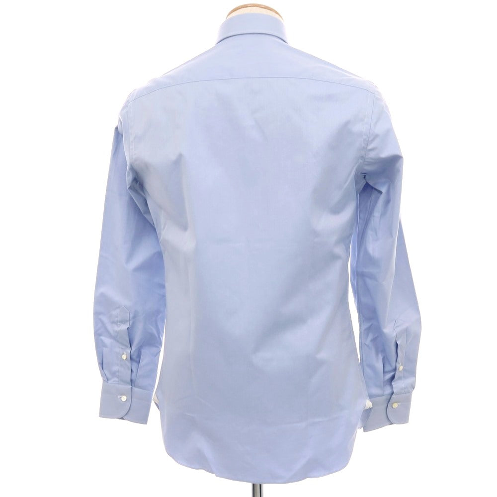 【中古】【未使用】エリコフォルミコラ ERRICO FORMICOLA コットン レギュラーカラー ドレスシャツ ライトブルー【 38 】【 状態ランクS 】【 メンズ 】