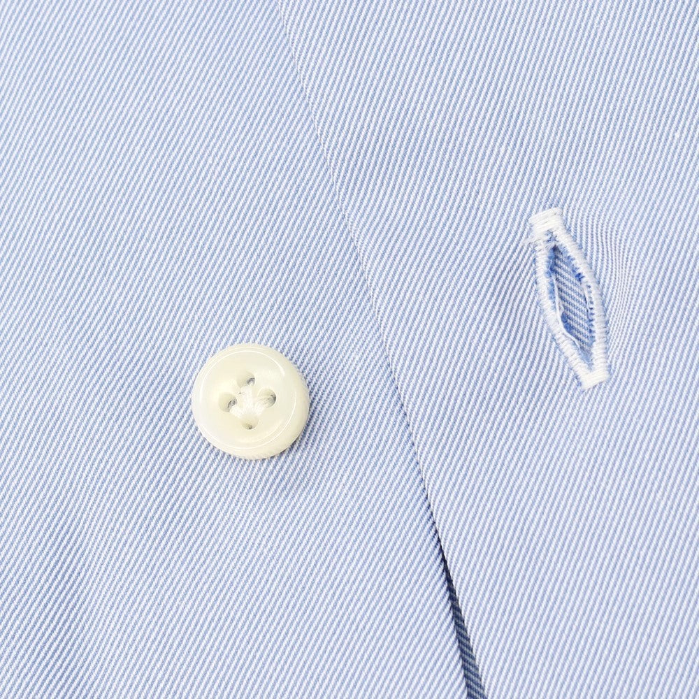 【中古】【未使用】エリコフォルミコラ ERRICO FORMICOLA コットン レギュラーカラー ドレスシャツ ライトブルー【 38 】【 状態ランクS 】【 メンズ 】