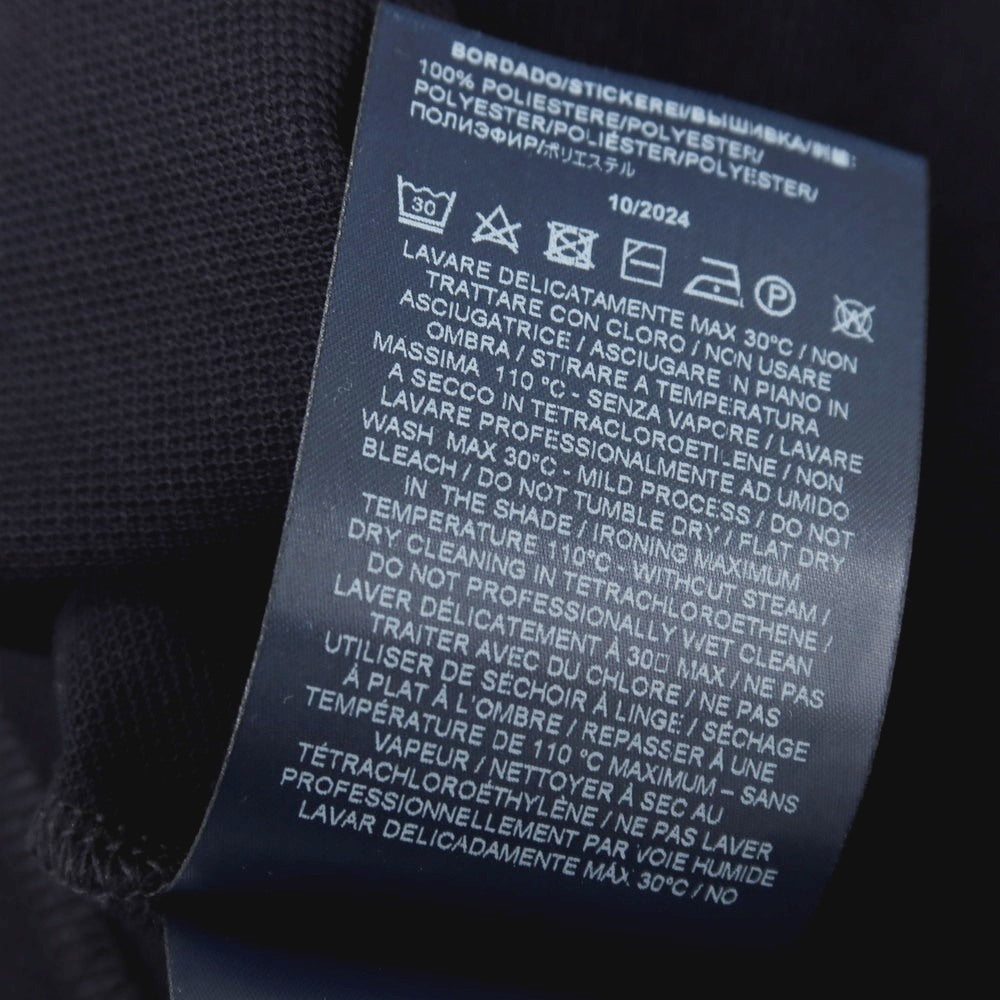 【新品】ヘルノ Herno コットン 鹿の子 クルーネック 半袖Tシャツ ダークネイビー【サイズ56】【 状態ランクN 】【 メンズ 】