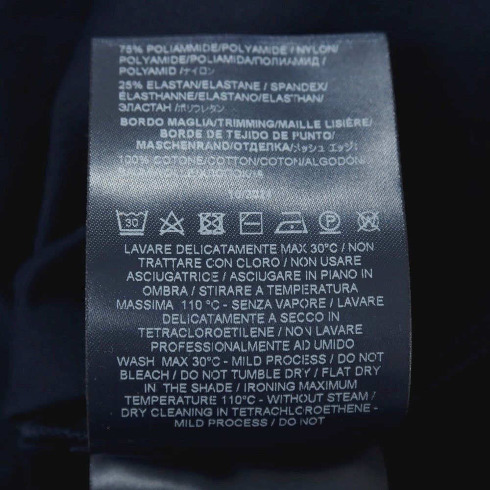 【新品アウトレット】ヘルノ Herno コットンポリウレタン クルーネック 半袖ポケットTシャツ ネイビー【サイズ52】【 状態ランクN- 】【 メンズ 】