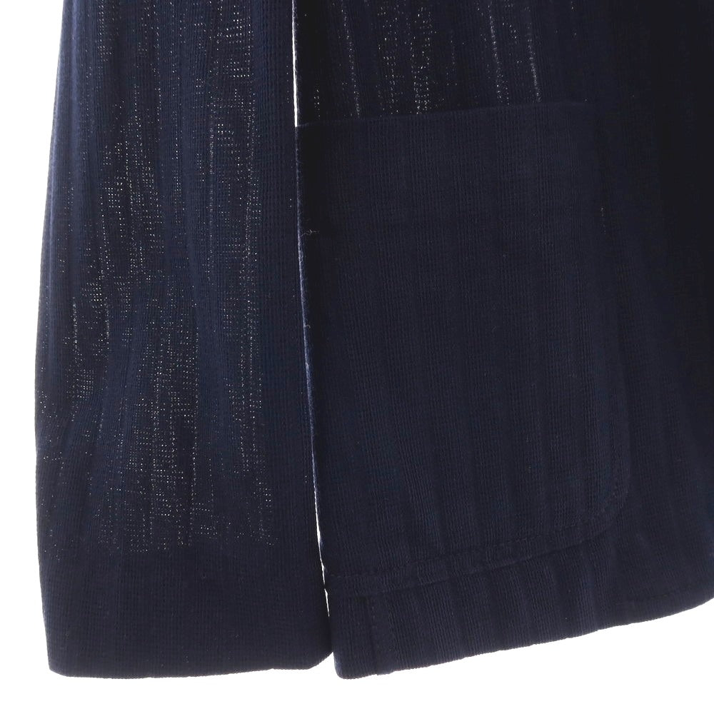 【新品】チルコロ1901 CIRCOLO 1901 コットン ドビー調 ストライプ 2B カジュアルジャケット ネイビー【サイズ44】【 状態ランクN 】【 メンズ 】