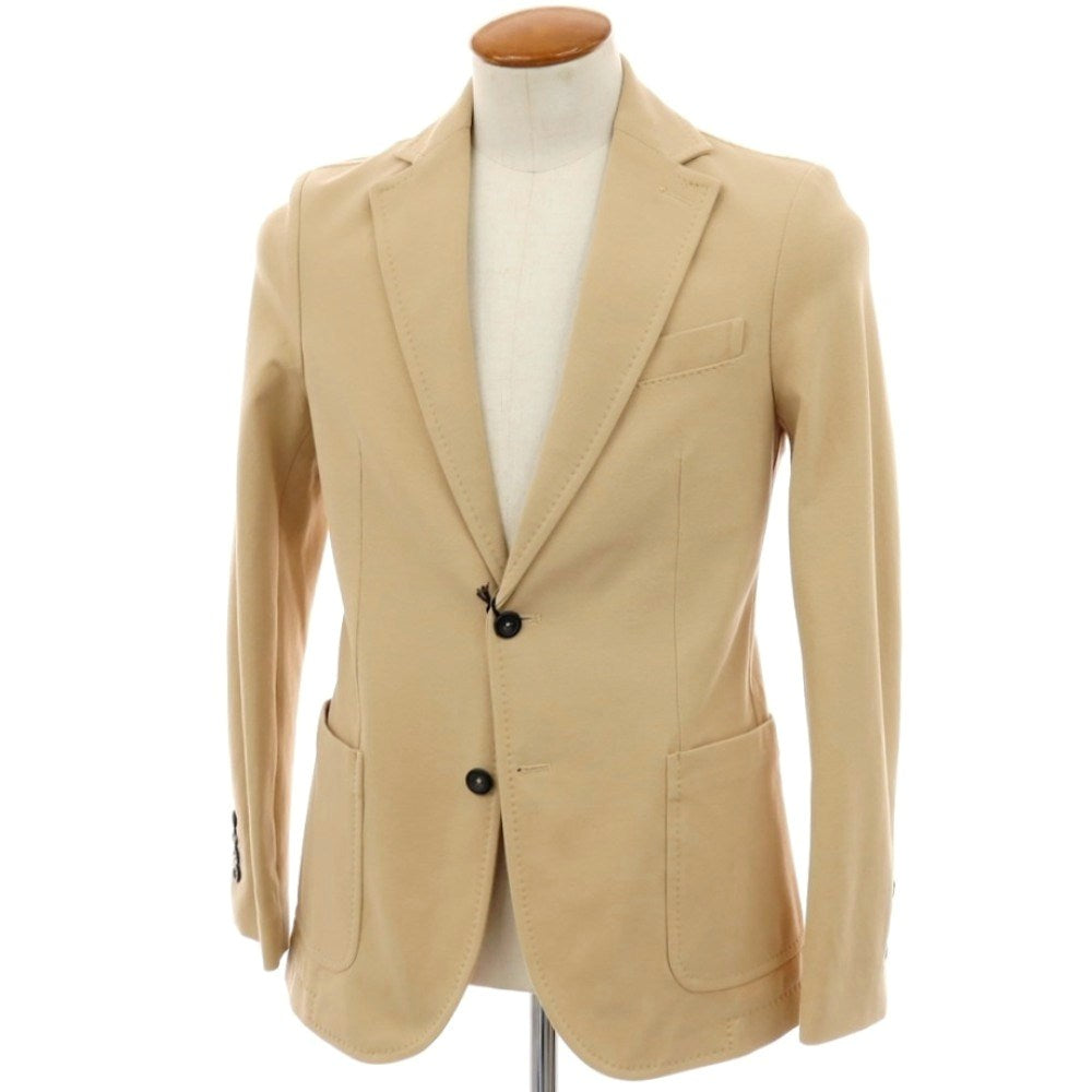 【新品】チルコロ1901 CIRCOLO 1901 コットン ジャージー 2B カジュアルジャケット ベージュ【サイズ46】【 状態ランクN 】【 メンズ 】