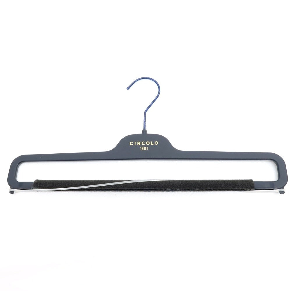 【新品】チルコロ1901 CIRCOLO 1901 コットン ジャージー ストライプ プリント カジュアルスラックスパンツ ネイビーxホワイト【サイズ50】【 状態ランクN 】【 メンズ 】