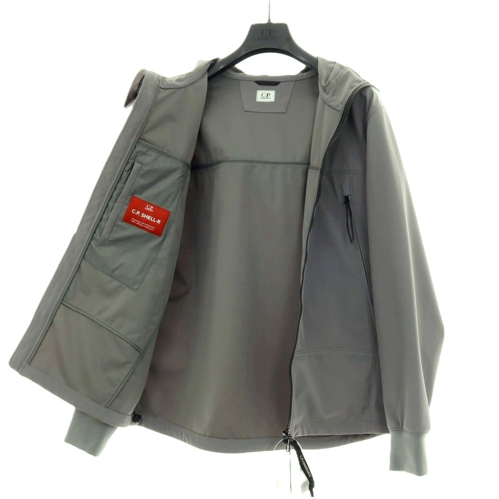 【新品】シーピーカンパニー C.P.Company ポリエステルポリウレタン ダブルジップ フーデッド シェルジャケット グレー【サイズM】【 状態ランクN 】【 メンズ 】