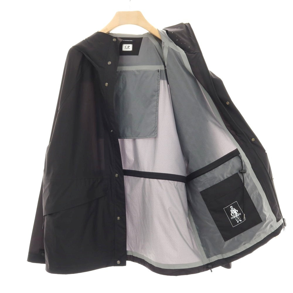 【新品アウトレット】シーピーカンパニー C.P.Company PERTEX ナイロン フーデッド シェルジャケット ブラック【サイズXXL】【 状態ランクN- 】【 メンズ 】