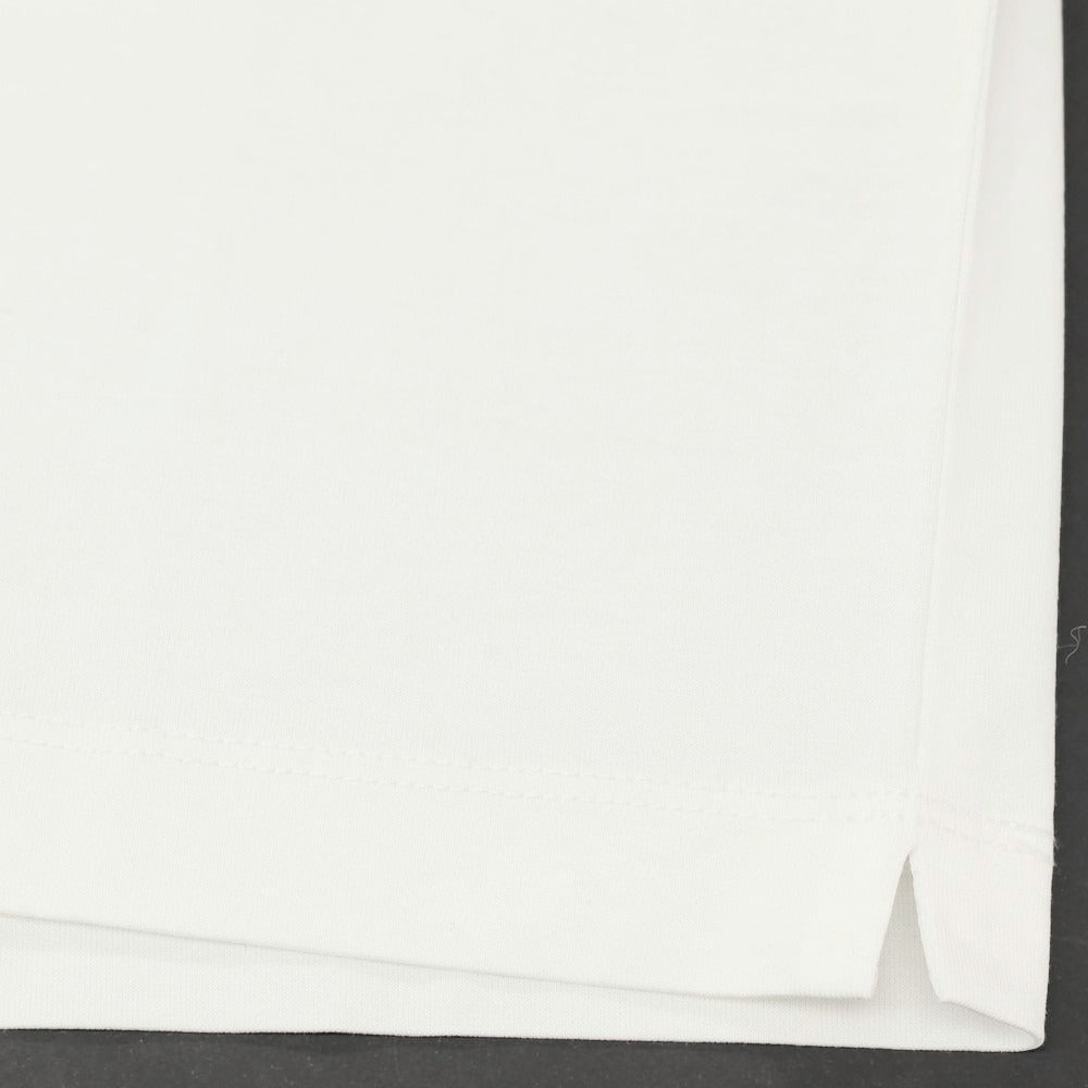 【新品アウトレット】シーピーカンパニー C.P.Company コットン ジップ 半袖ポロシャツ ホワイト【サイズM】【 状態ランクN- 】【 メンズ 】