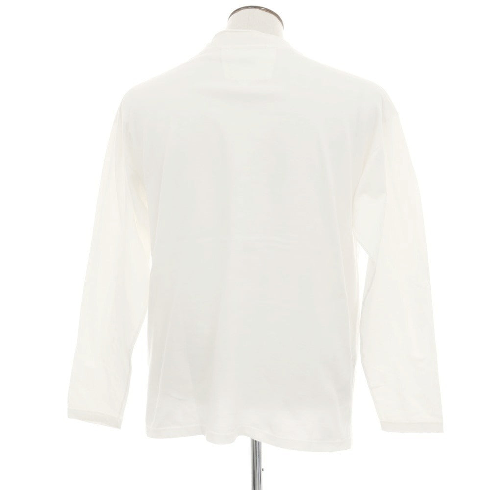 【新品】シーピーカンパニー C.P.Company BOX FIT コットン モックネック 長袖Tシャツ ホワイト【サイズL】【 状態ランクN 】【 メンズ 】
