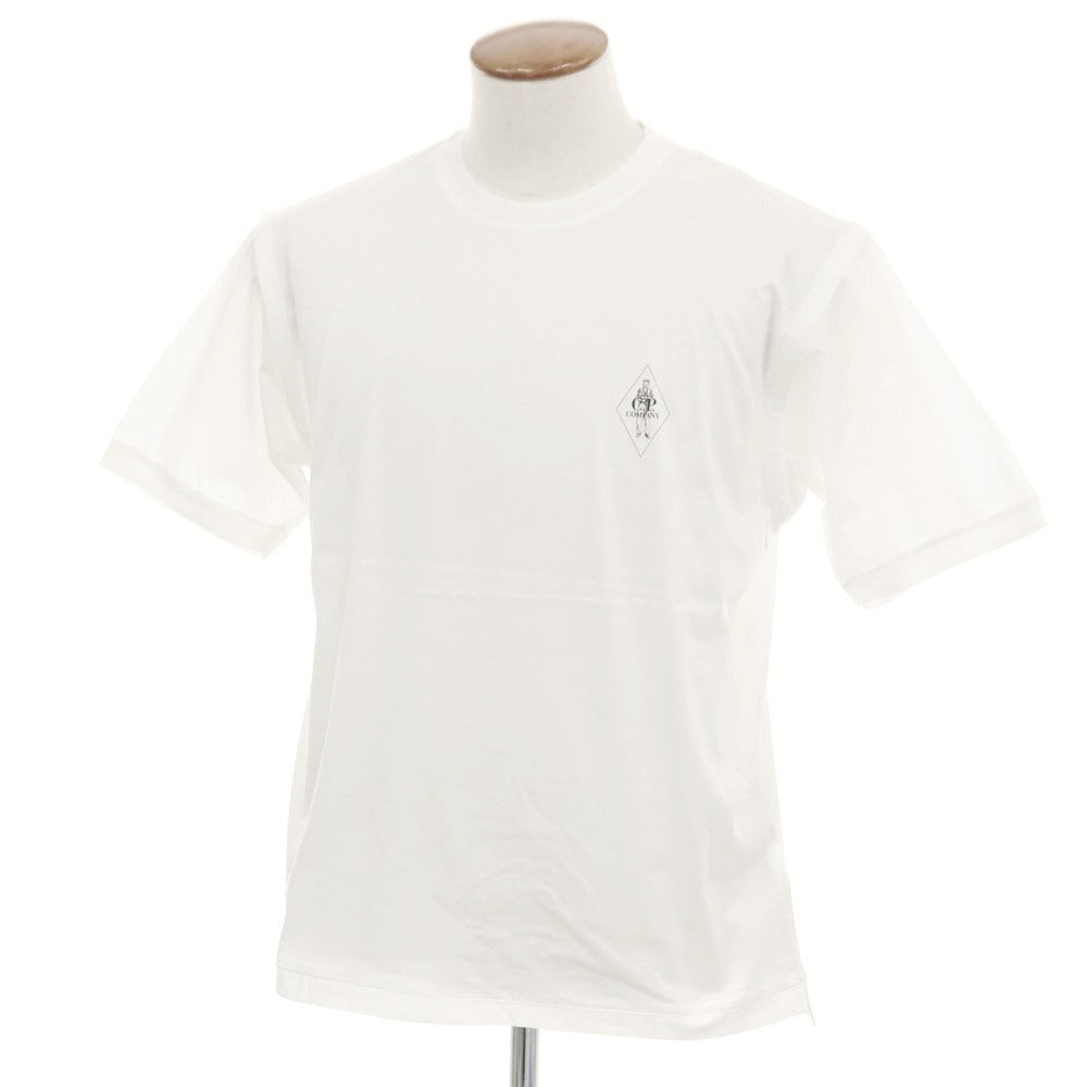 【新品】シーピーカンパニー C.P.Company コットン クルーネック 半袖Tシャツ ホワイト【サイズM】【 状態ランクN 】【 メンズ 】