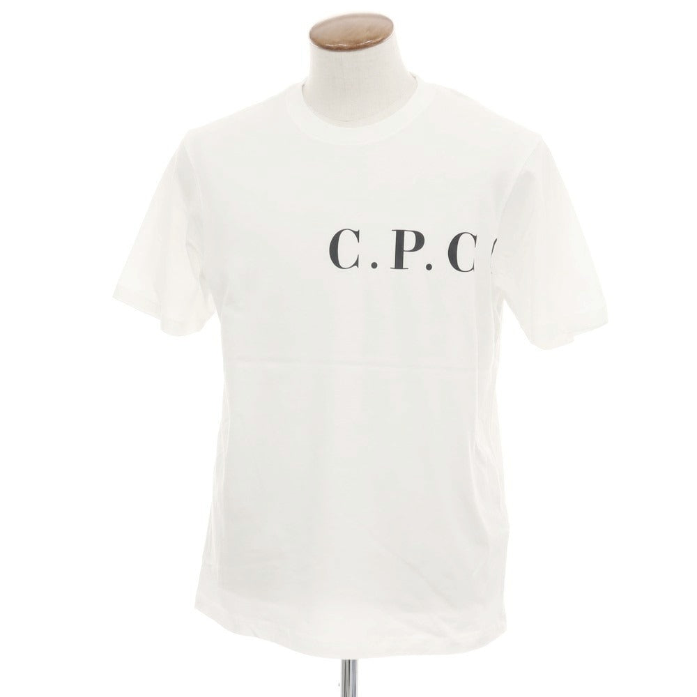 【新品】シーピーカンパニー C.P.Company コットン クルーネック 半袖Tシャツ ホワイト【サイズM】【 状態ランクN 】【 メンズ 】