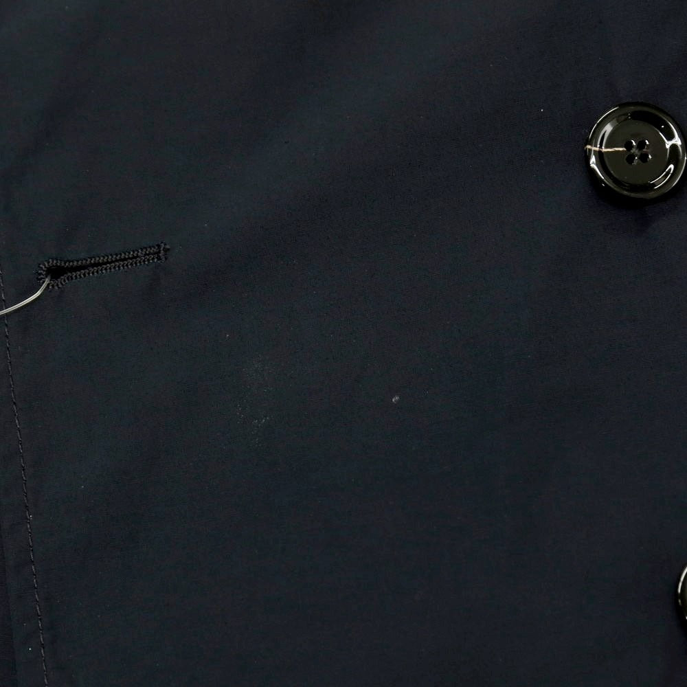 【新品アウトレット】ラルディーニ LARDINI ポリエステルコットン ピーコート ブラック【サイズ46】【 状態ランクN- 】【 メンズ 】