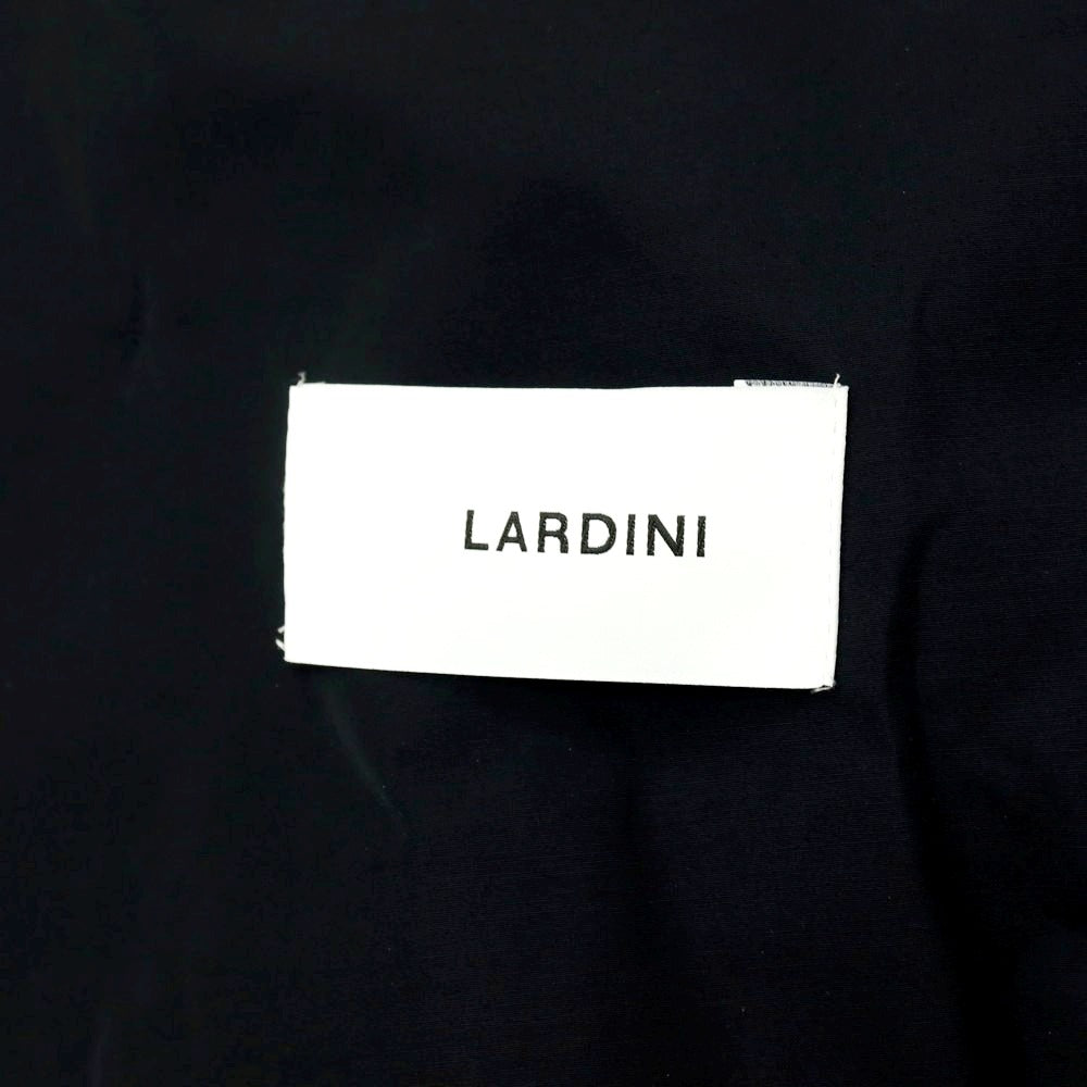 【新品アウトレット】ラルディーニ LARDINI ポリエステルコットン ピーコート ブラック【サイズ54】【 状態ランクN- 】【 メンズ 】