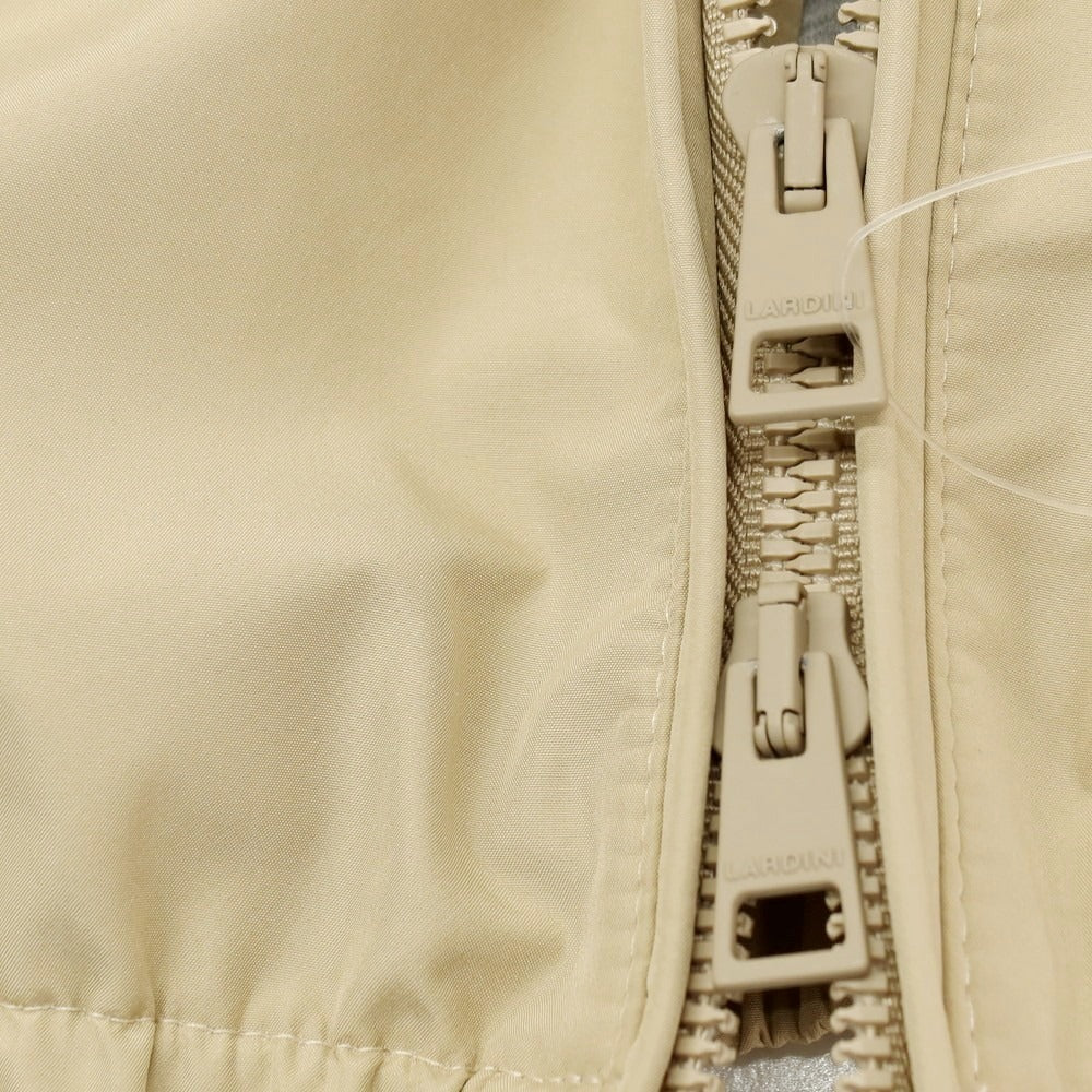 【新品アウトレット】ラルディーニ LARDINI コットンポリエステル スタンドカラージップアップベスト ベージュ【サイズ46】【 状態ランクN- 】【 メンズ 】
