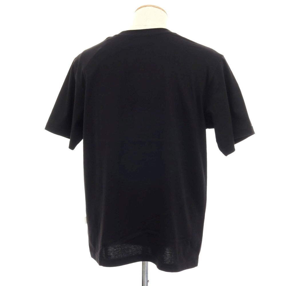 【新品】ラルディーニ LARDINI コットン クルーネック 半袖Tシャツ ブラック【サイズS】【 状態ランクN 】【 メンズ 】