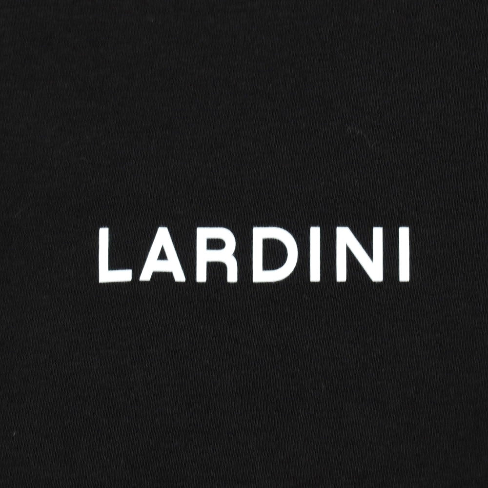 【新品】ラルディーニ LARDINI コットン クルーネック 半袖Tシャツ ブラック【サイズM】【 状態ランクN 】【 メンズ 】