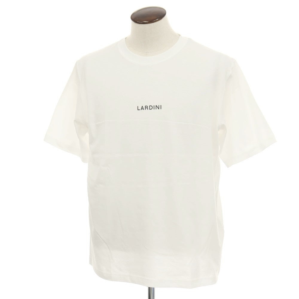 【新品】ラルディーニ LARDINI コットン クルーネック 半袖Tシャツ ホワイト【サイズXL】【 状態ランクN 】【 メンズ 】