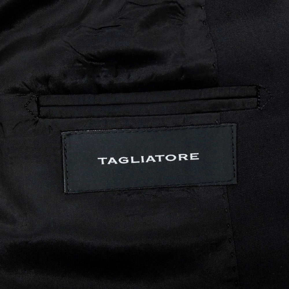 【新品】タリアトーレ TAGLIATORE ストレッチウールポリエステル 2つボタンスーツ ブラック【サイズ50】【 状態ランクN 】【 メンズ 】