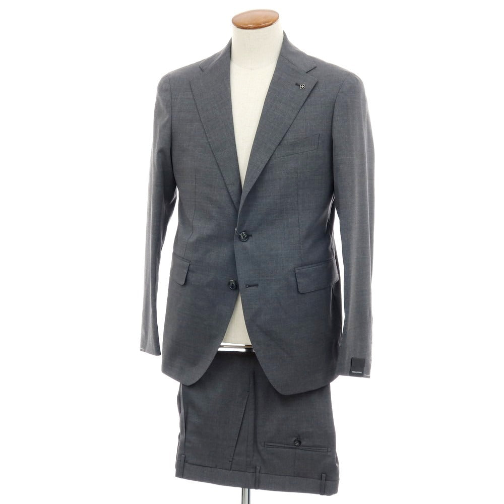 【新品】タリアトーレ TAGLIATORE ストレッチウール 2つボタンスーツ グレー【サイズ48】【 状態ランクN 】【 メンズ 】