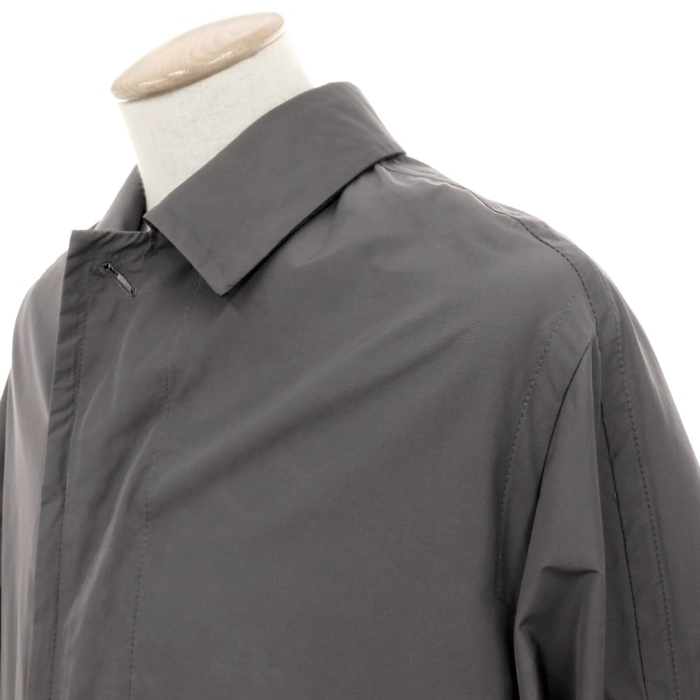 【新品】イーヴォ Hevo ポリエステルコットン ステンカラーコート グレー【サイズ44】【 状態ランクN 】【 メンズ 】