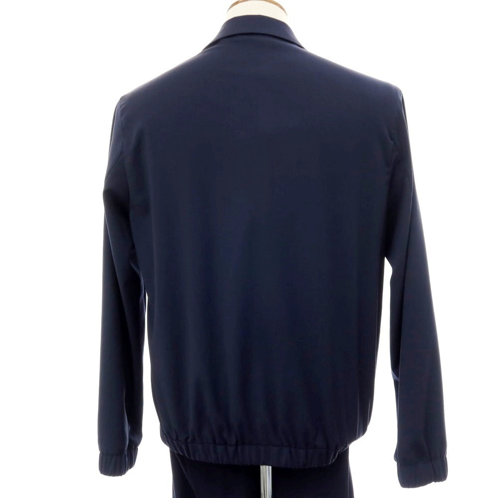 【新品】イーヴォ Hevo ストレッチポリエステルウール セットアップ ネイビー【サイズ上46/下S】【 状態ランクN 】【 メンズ 】