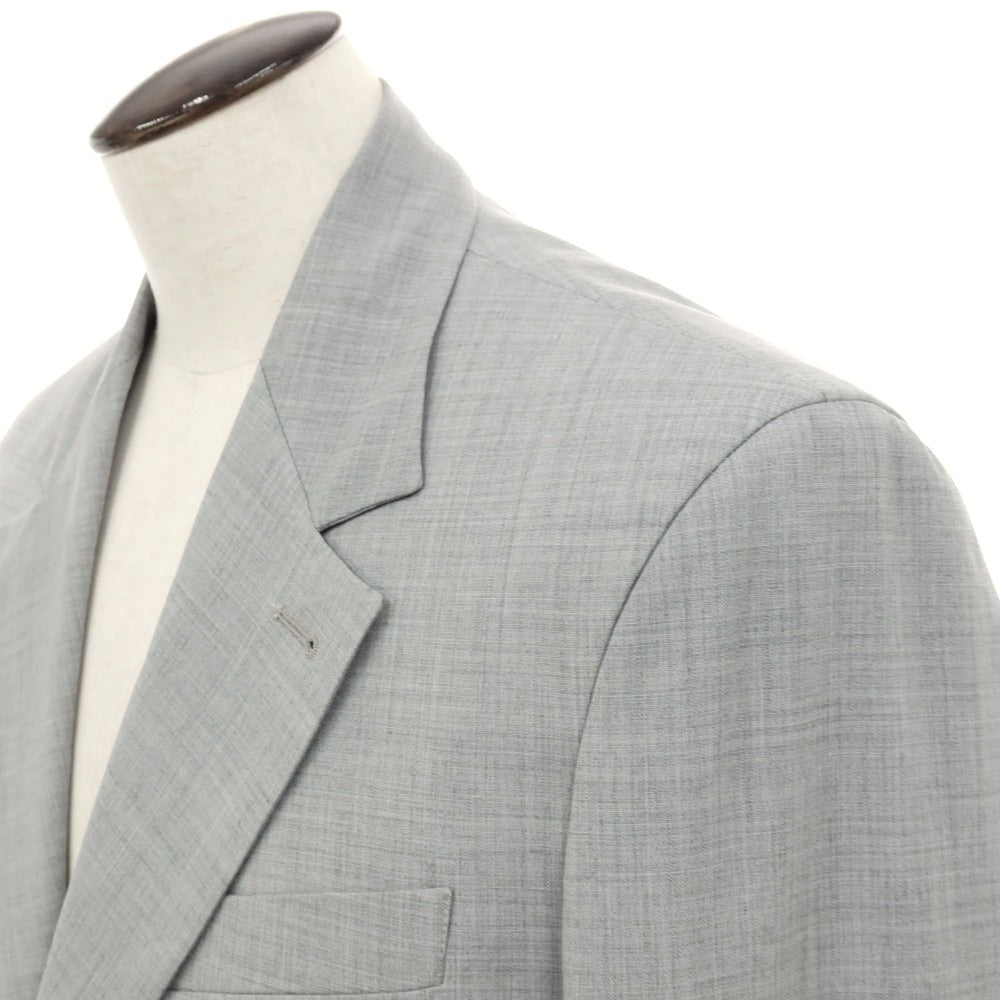 【新品】イーヴォ Hevo ストレッチポリエステルウール 2つボタンスーツ スーツ ライトグレー【サイズ上50/下L】【 状態ランクN 】【 メンズ 】