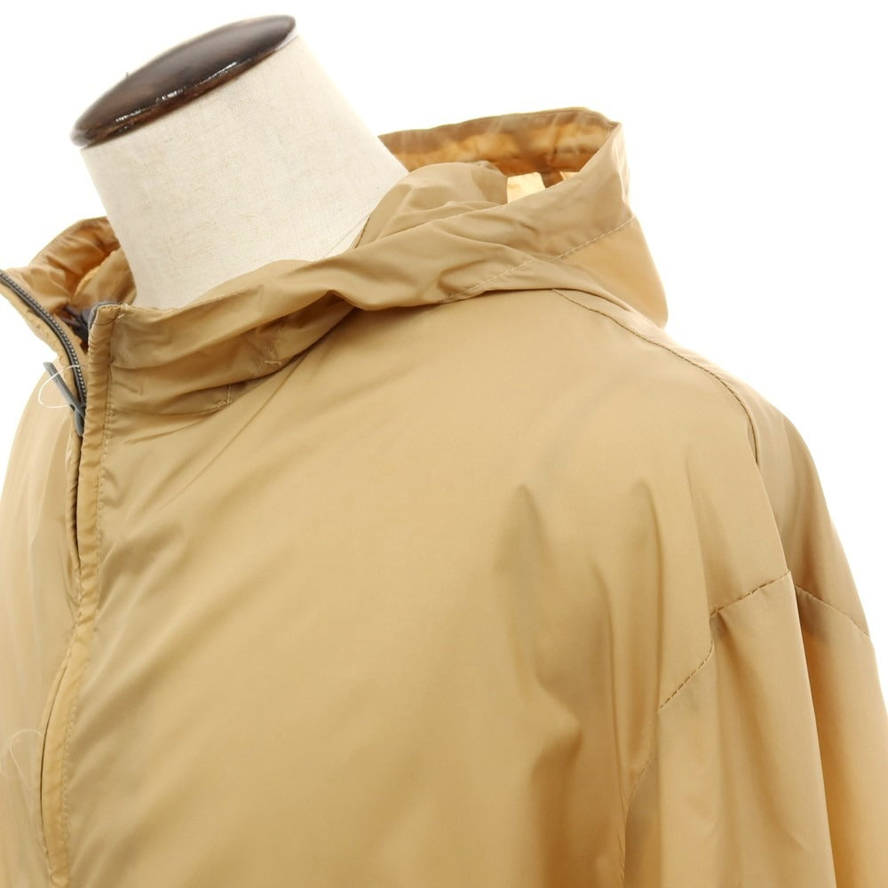 【新品アウトレット】イーヴォ Hevo ナイロン フーデッドジップアップブルゾン ベージュ【サイズ54】【 状態ランクN- 】【 メンズ 】