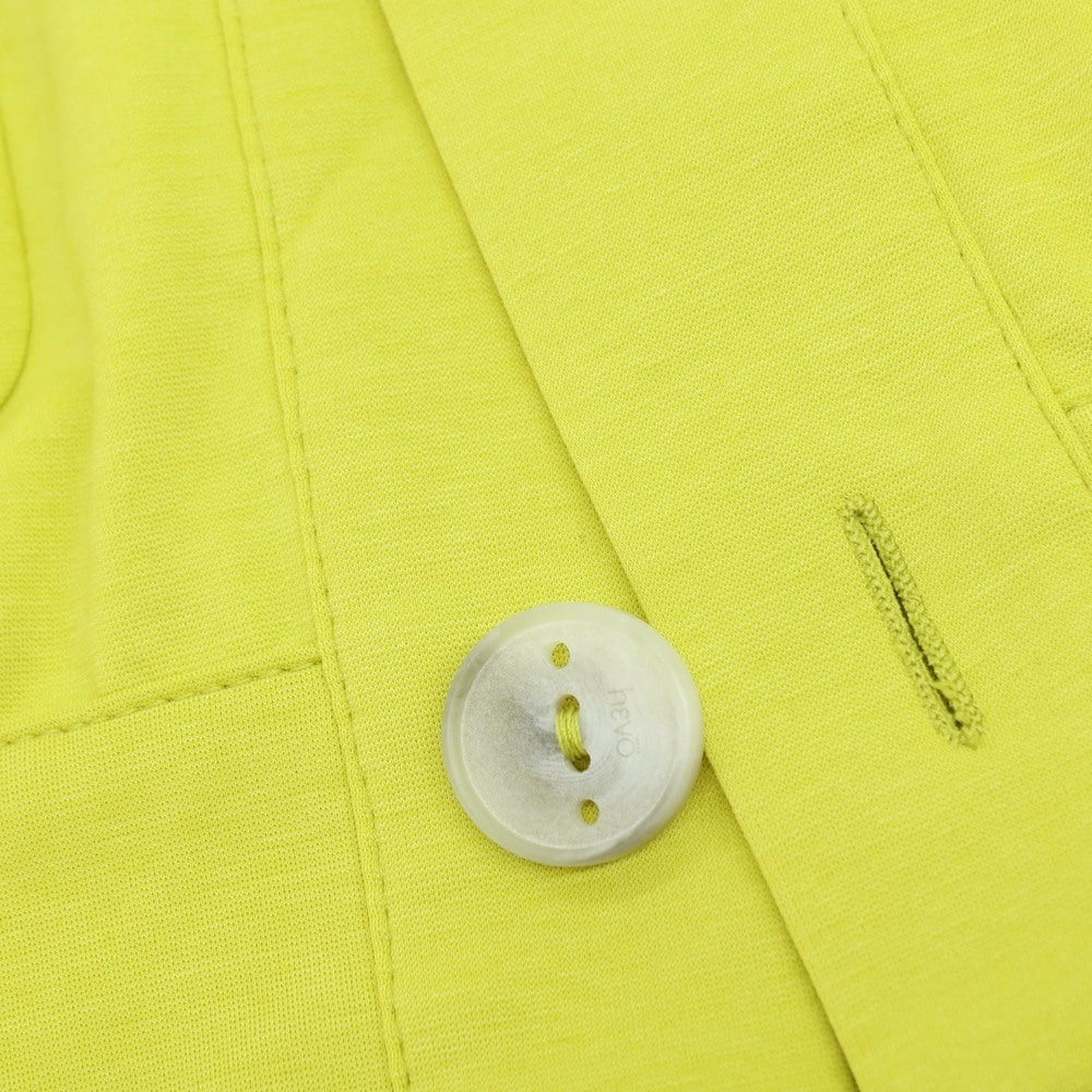 【新品】イーヴォ Hevo コットンナイロン ジャージー カーディガン ライムグリーン【サイズ48】【 状態ランクN 】【 メンズ 】