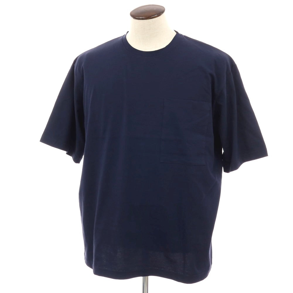 【新品】イーヴォ Hevo コットン クルーネック 半袖ポケットTシャツ ネイビー【サイズXL】【 状態ランクN 】【 メンズ 】