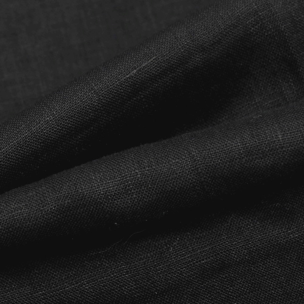 【新品】イーヴォ Hevo リネン クルーネック 半袖Tシャツ ブラック【サイズM】【 状態ランクN 】【 メンズ 】