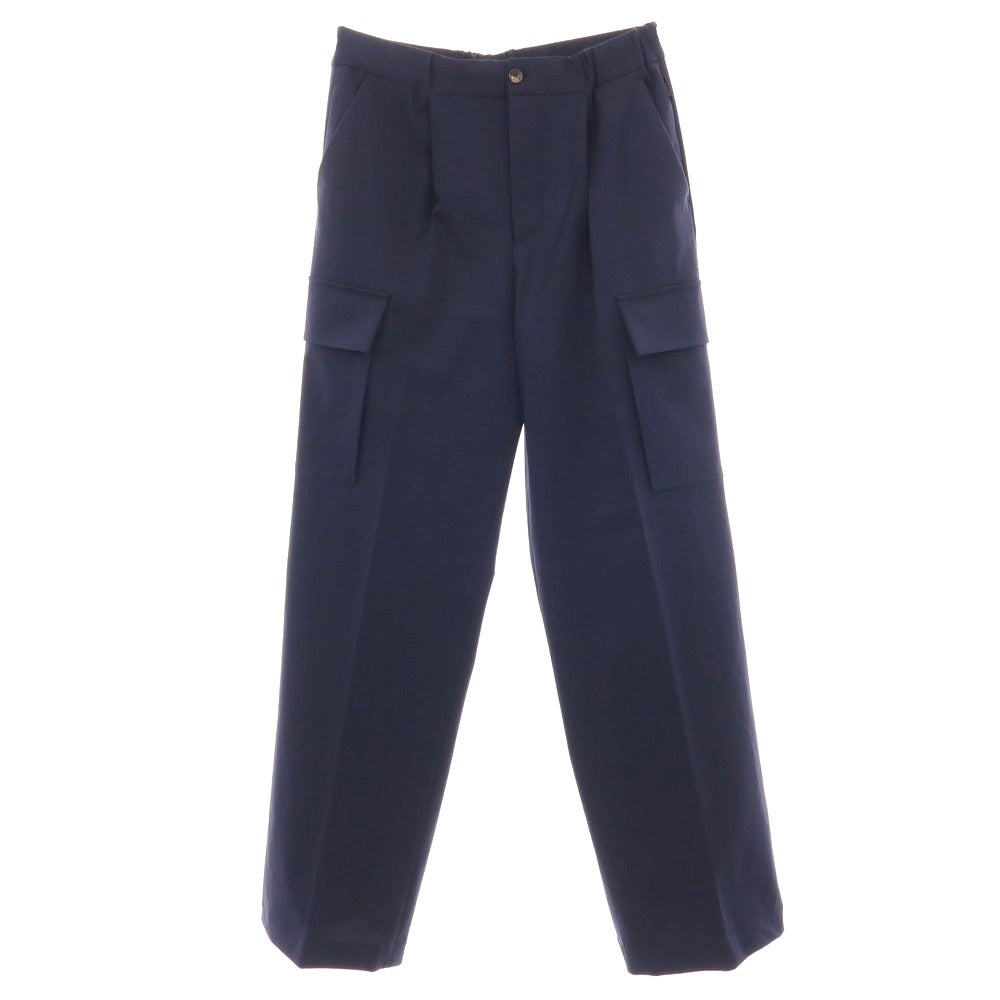 【新品】イーヴォ Hevo コットンナイロン ジャージー イージー カーゴパンツ ネイビー【サイズL】【 状態ランクN 】【 メンズ 】