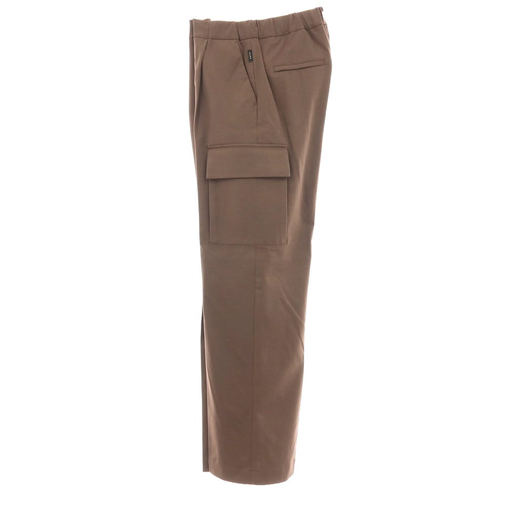 【新品】イーヴォ Hevo コットンナイロン ジャージー イージー カーゴパンツ ブラウン【サイズS】【 状態ランクN 】【 メンズ 】