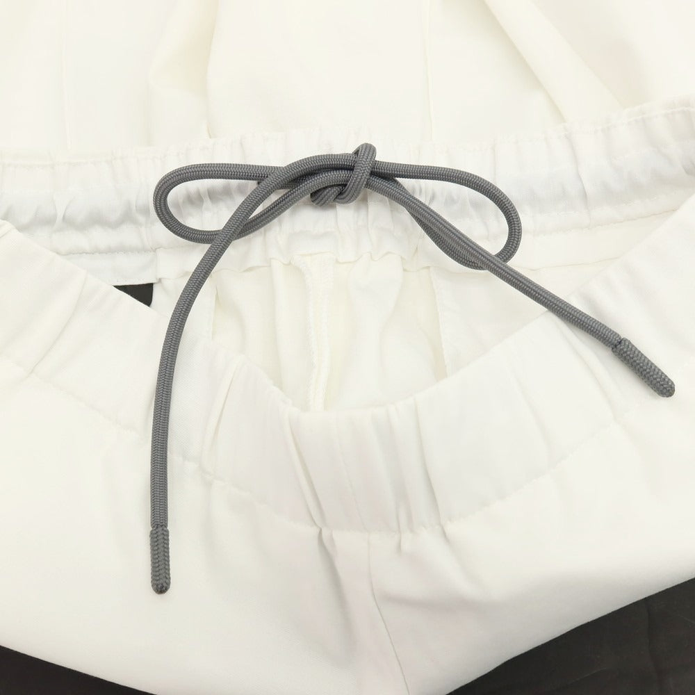 【新品】イーヴォ Hevo コットンナイロン ジャージー ジョガーパンツ イージーパンツ ホワイト【サイズXL】【 状態ランクN 】【 メンズ 】