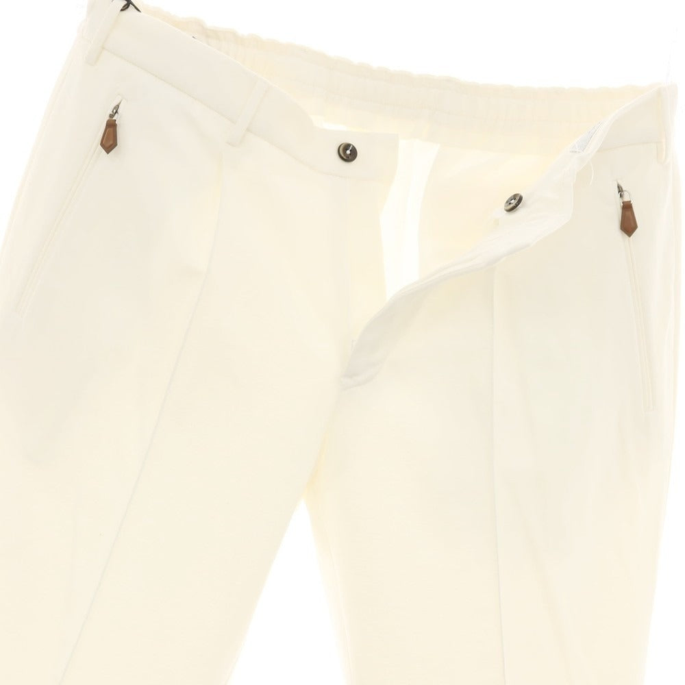 【新品】ピーティートリノ PT TORINO コットンナイロン ジャージー ジョガーパンツ ホワイト【サイズ54】【 状態ランクN 】【 メンズ 】