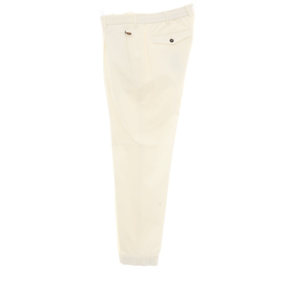 【新品】ピーティートリノ PT TORINO コットンナイロン ジャージー ジョガーパンツ ホワイト【サイズ54】【 状態ランクN 】【 メンズ 】