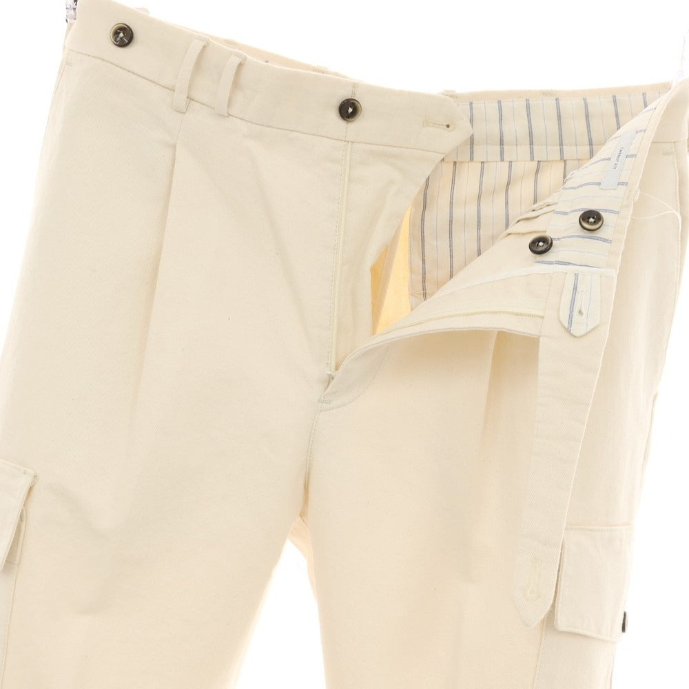 【新品】ピーティートリノ PT TORINO コットン カーゴパンツ オフホワイト【サイズ50】【 状態ランクN 】【 メンズ 】