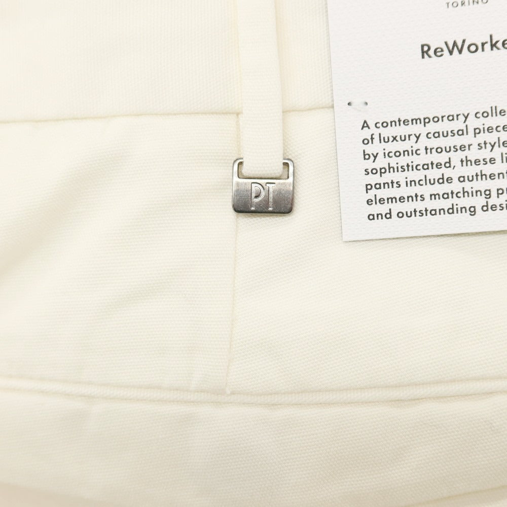 【新品】ピーティートリノ PT TORINO MICHAEL コットンリネン カーゴパンツ ホワイト【サイズ44】【 状態ランクN 】【 メンズ 】