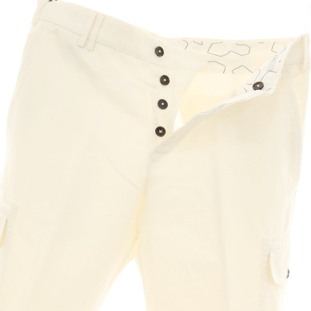 【新品アウトレット】ピーティートリノ PT TORINO MICHAEL コットンリネン カーゴパンツ ホワイト【サイズ48】【 状態ランクN- 】【 メンズ 】