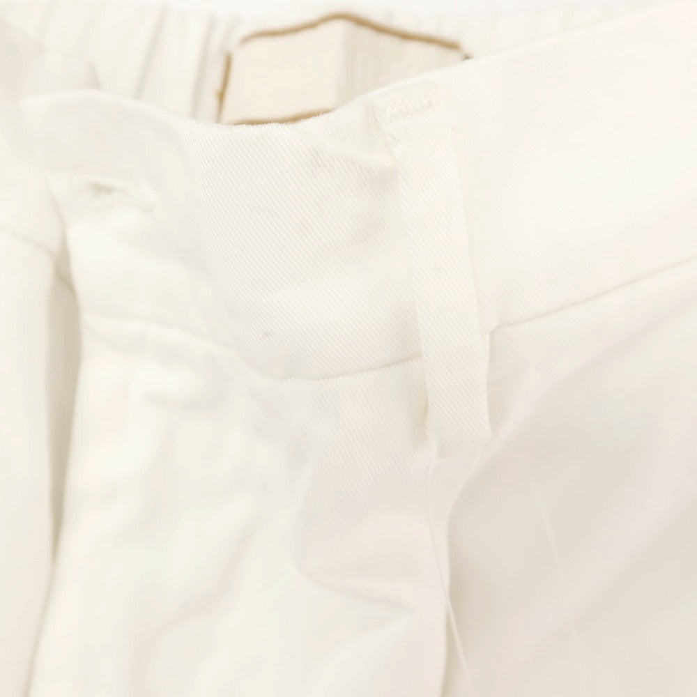 【新品アウトレット】ボネール BONHEUR ツイルコットン イージースラックスパンツ ホワイト【サイズ28】【 状態ランクN- 】【 メンズ 】