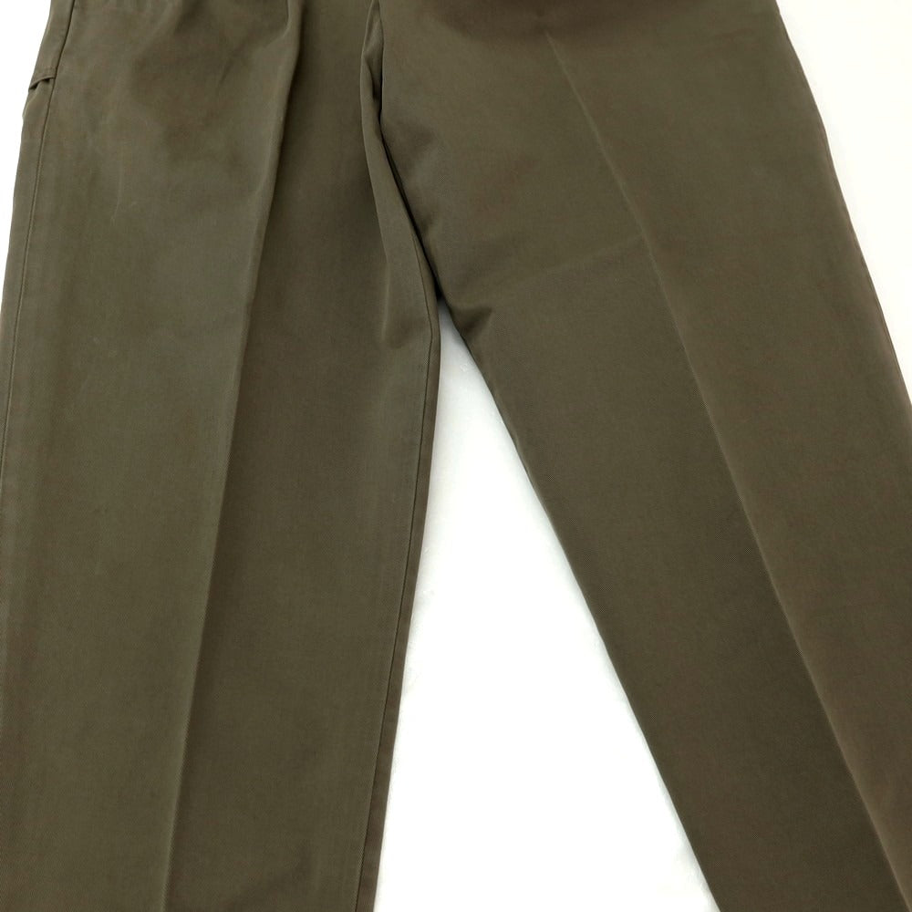 【新品アウトレット】ボネール BONHEUR ツイルコットン イージースラックスパンツ オリーブ【サイズ29】【 状態ランクN- 】【 メンズ 】